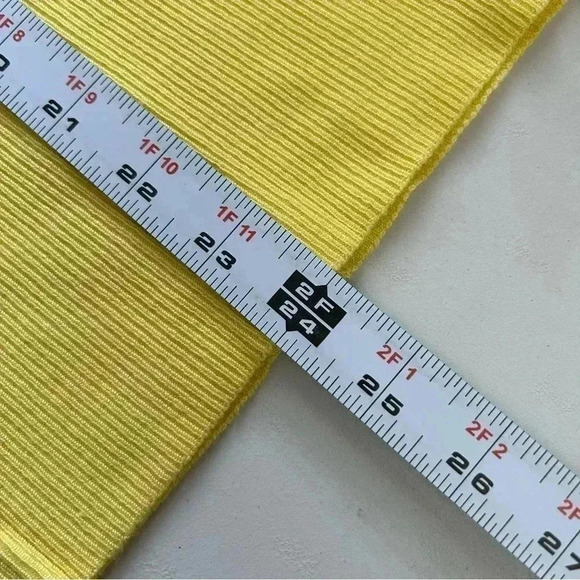 Ricki’s Cardigan Sweater Button Front V  Neck Knit Yellow Size XS NWOT - Picture 13 of 16